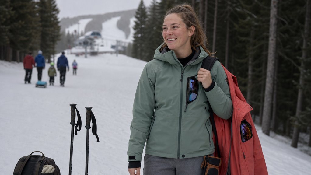 11 ski jackets goggle pockets