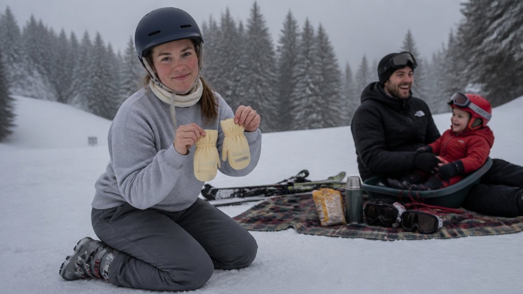 baby ski mitten guide
