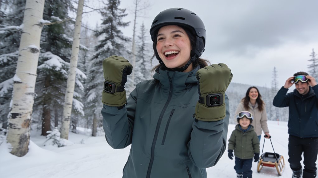 best heated ski gloves