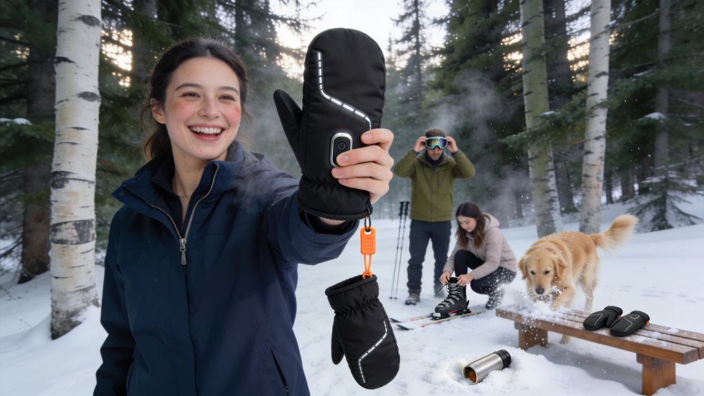 best heated ski mittens