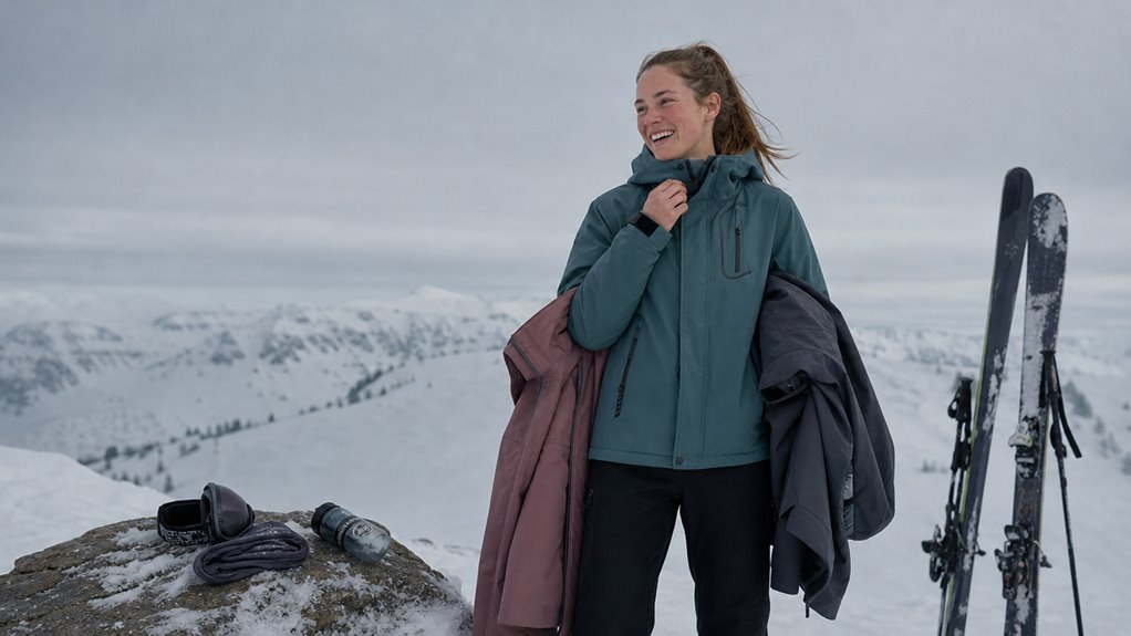 breathable ski jackets dry