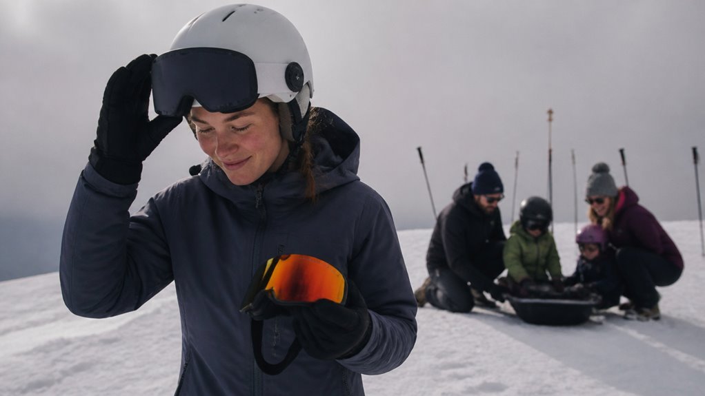 goggle fit for helmets