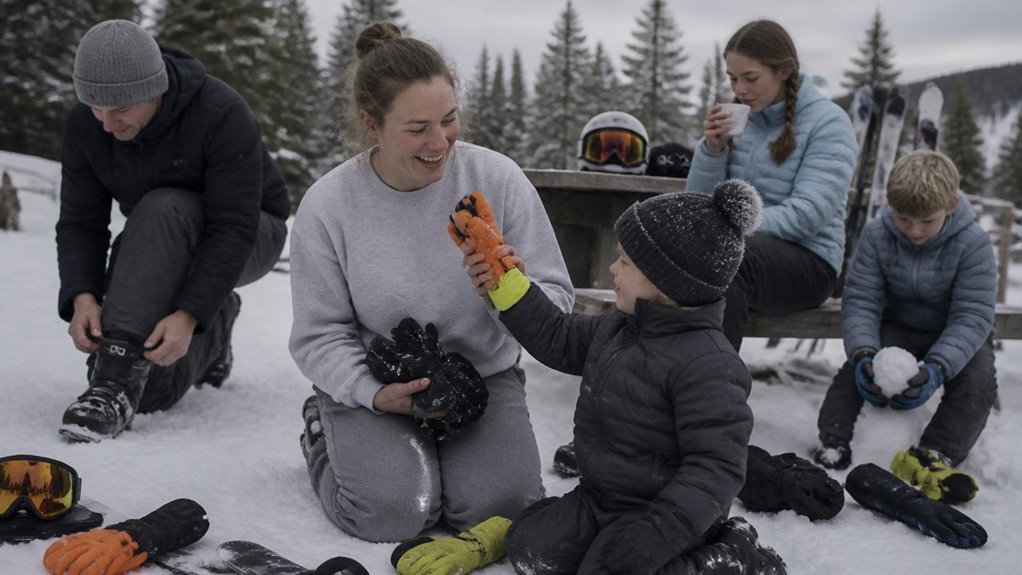 kids ski glove essentials