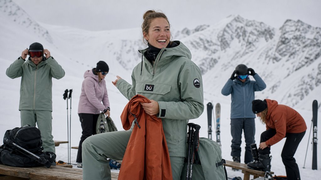 lightweight ski jackets dry