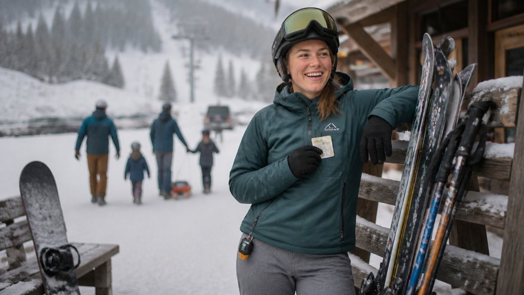ski jacket pocket factors
