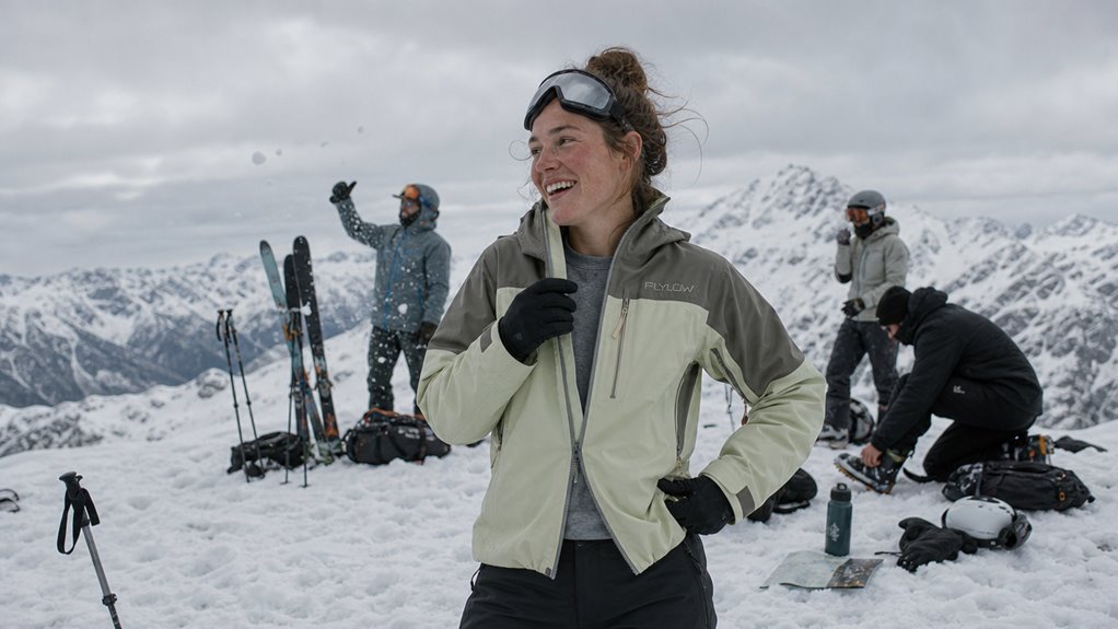 ski jackets pit zips