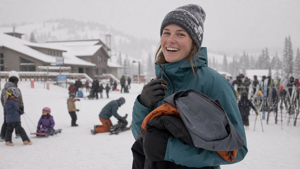 ski jackets seal powder