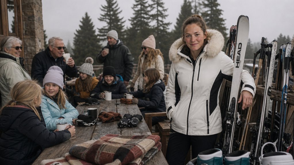 splurge worthy faux fur ski jackets