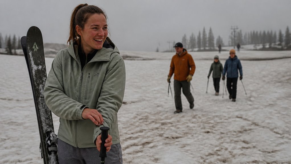 spring skiing jacket factors