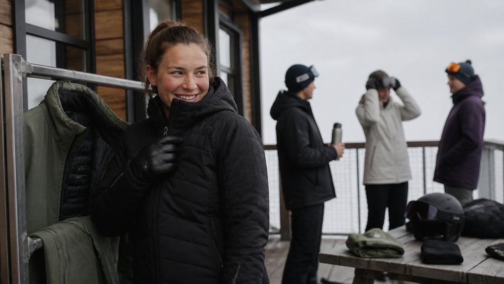 warm ski jacket specs