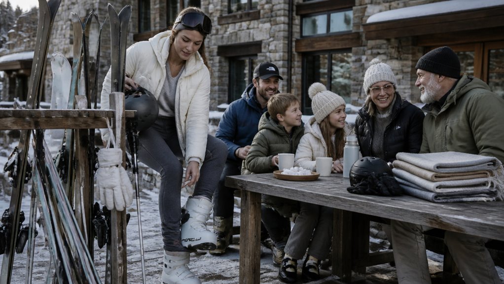 warm weatherproof stretchy pocketed