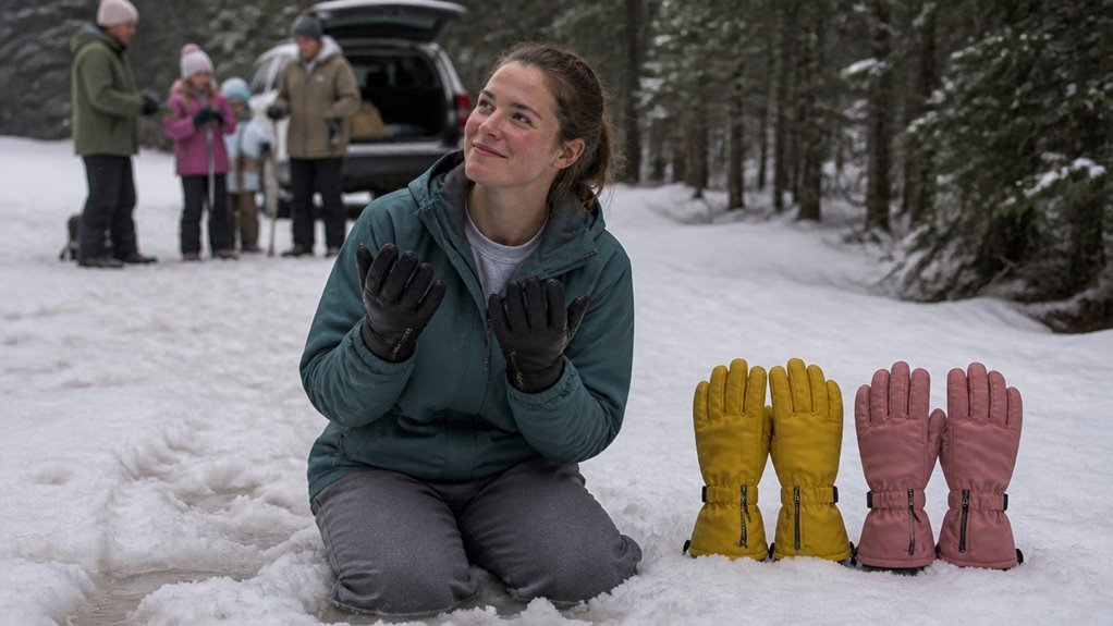waterproof breathable spring gloves